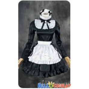 Maid Cosplay White Hairband Maid Dress Costume