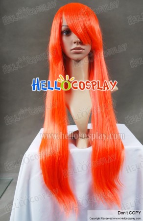 Orange Cosplay Long Wig