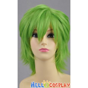 Green Short Cosplay Layered Wig