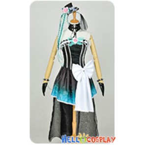 Vocaloid NightBaron Queen Of The Night Cosplay Hatsune Miku Dress Costume
