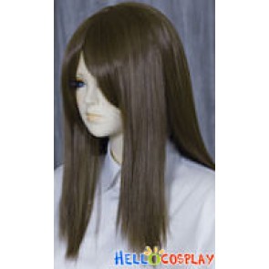 Black Brown 50cm Cosplay Straight Wig
