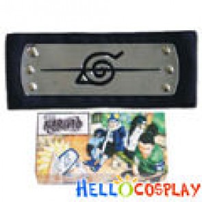 Naruto Anti Ninja Village Of Konohagakure Black HeadBand