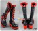 RWBY Ruby Rose Cosplay Ruby Crescent Rose Black Long Boots