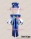 Fate Stay Night Fate Zero Cosplay Saber Blue White Dress Costume