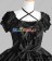 Gothic Punk Lolita Black Ruffle Dress