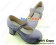Matt Purple Instep Strap Chunky Punk Lolita Shoes