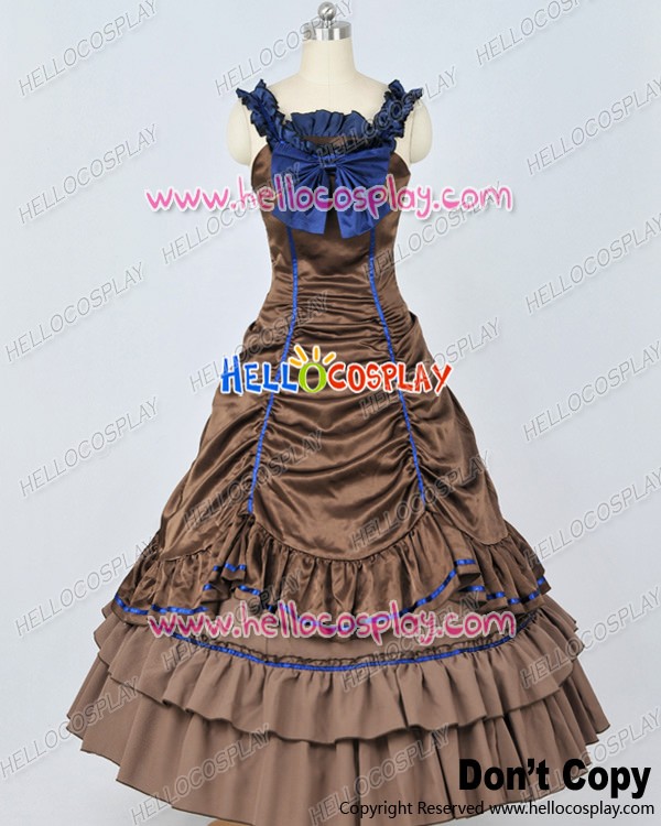 Southern Belle Ball Gown Chocolate Wedding Dress