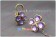 Shugo Chara Humpty Lock & Dumpty Key Cosplay Necklace Purple