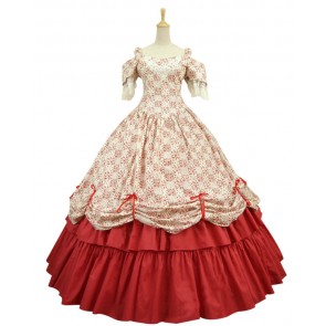 Victorian Civil War Ball Gown Prom Reenactment Clothing Steampunk Lolita Dress Costume