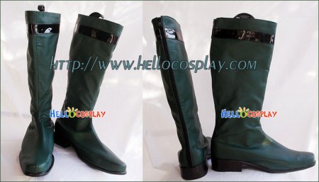 Tokusou Sentai Dekaranger Cosplay Green Boots