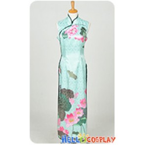 Vocaloid Cosplay Perfume HurlyBurly Gumi Green Cheongsam Dress Costume