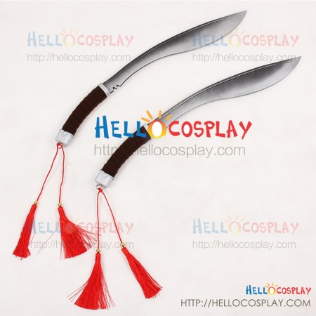 Black Lagoon Cosplay Shenhua Nepal Double Broadswords