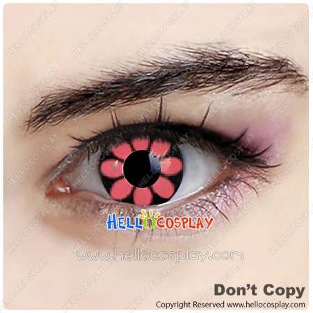 Crazy Daisy Pink Cosplay Contact Lense