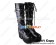 Punk Lolita Boots Black Lace Up Rivet Leg Straps Chunky Heel
