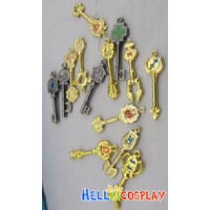 Fairy Tail Keys Zodiac Keychains Box 14 sets