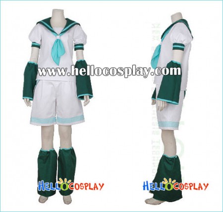 Vocaloid 2 Cosplay Kagamine Len Blue Dress