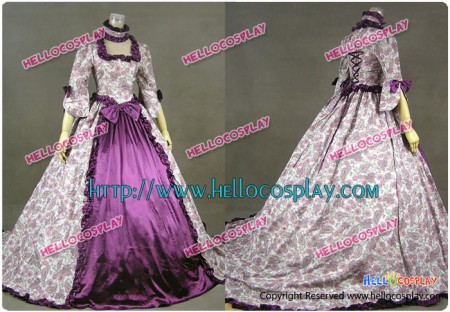 Victorian Renaissance Wedding Dress Ball Gown Prom Cosplay