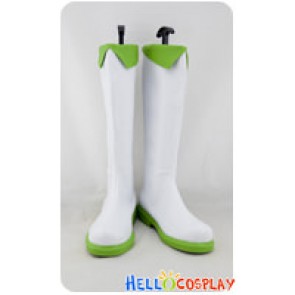 Vocaloid 2 Cosplay Megpoid Gumi White Green Boots