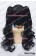 Wig Lolita Cosplay Curly Long Clip On Double Ponytails Black