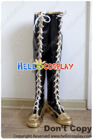 Vocaloid 2 Project DIVA F Cosplay Shoes Kaito Long Boots