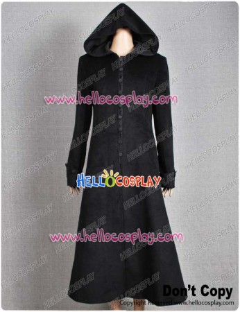 Twilight New Moon Costume Volturi Jane Black Coat Wool