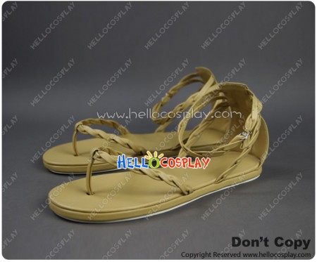 Bleach Cosplay Shoes Kurosaki Ichigo Beige Shoes New Ver