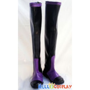 Fate Stay Night Cosplay Rider Long Boots Black Purple