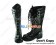 Mirror Black Lacing Buckle Straps Chunky Punk Lolita Boots