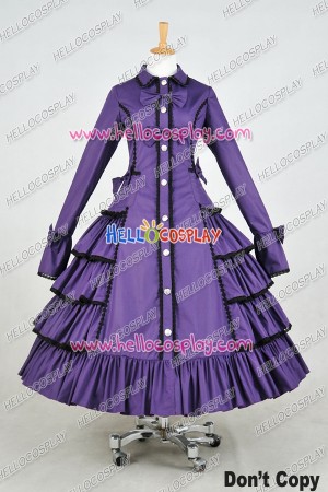 Lolita Dress Victorian Lolita Reenactment Stage Steampunk Coat Cosplay Costume