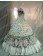 Victorian Lolita Southern Belle Theatre Gothic Lolita Dress Green Floral