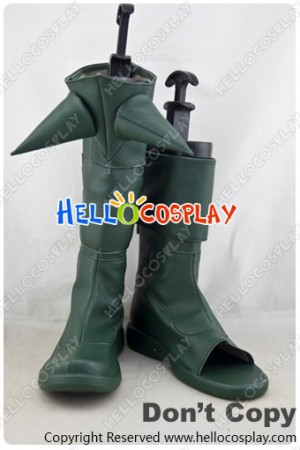 League Of Legends LOL Cosplay Shoes Riven Green Boots