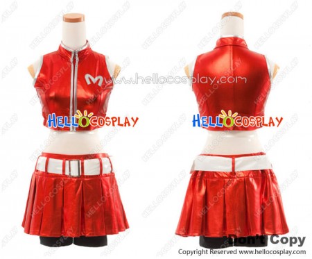 Vocaloid 2 Cosplay Meiko Costume Red Uniform