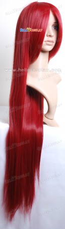 Wine Red Cosplay Long Wig