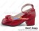 Wine Red Ruffle Bow Contract Chunky Sweet Lolita Shoes