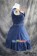 Gothic Lolita Dress Cosplay Costume Navy