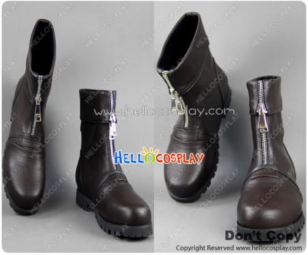 Final Fantasy VII 7 Cosplay Zack Fair Short Boots