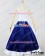 Bioshock Cosplay Infinite Elizabeth Velvet Dark Blue Dress Costume