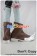 Space Dandy Cosplay Dandy Brown Silver Short Boots