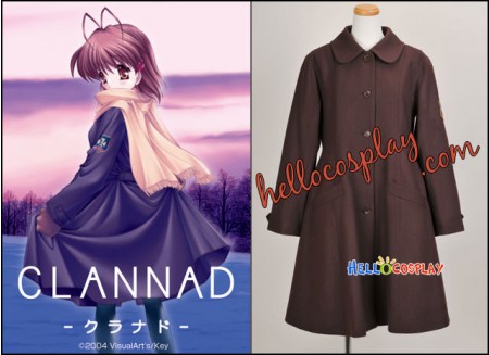 Clannad Cosplay Costume Fuko Ibuki Coat