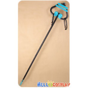 Vocaloid Hell-type Human Zoo Cosplay Isshokusokuhatsu Zen Staff Stick Weapon