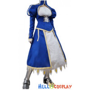 Fate Zero Saber Cosplay Costume Dress