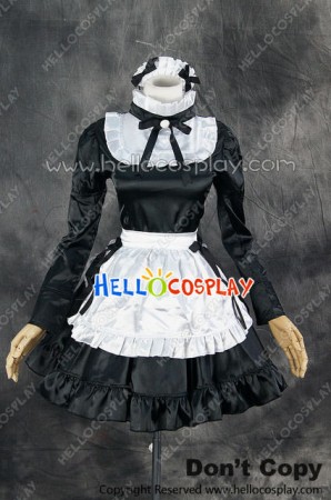 Maid Cosplay White Hairband Maid Dress Costume