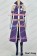 Fairy Tail Cosplay Titania Erza Scarlet Costume Purple Combat Uniform