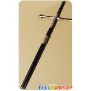 Touhou Project Cosplay Youmu Konpaku Cross Sword Weapon Prop