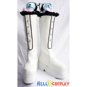 Dancing Party Online Cosplay White Boots