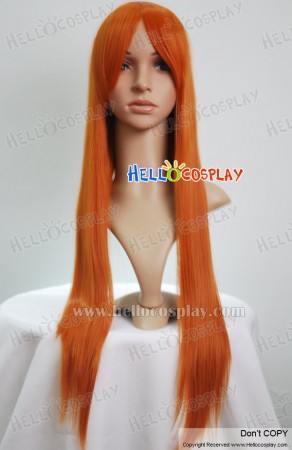 Deep Orange Medium Cosplay Wig