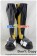 Kagerou Project Cosplay Konoha Black Boots Yellow Stripe