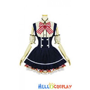 Love Live Cosplay Rin Hoshizora Maid Dress