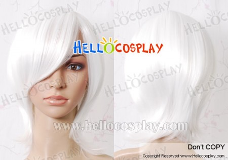 White 004 Short Cosplay Wig