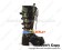 Black Straps Shoelace Lace Up Chunky Punk Lolita Boots